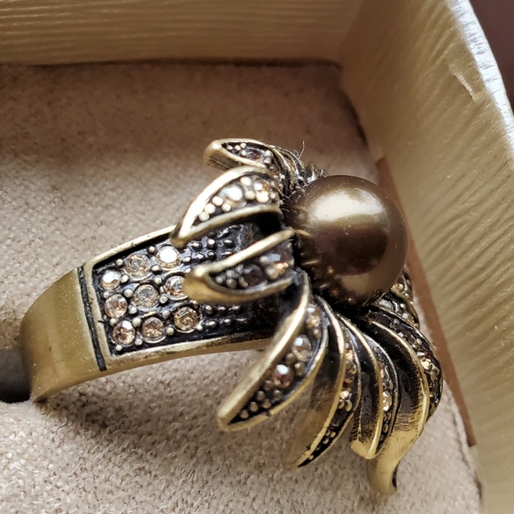 **HEIDI DAUS**  CHOCOLATE  "SUBLIME STAR" COLLECTORS RING **DICOUNTED SHIPPING** - Picture 5 of 12